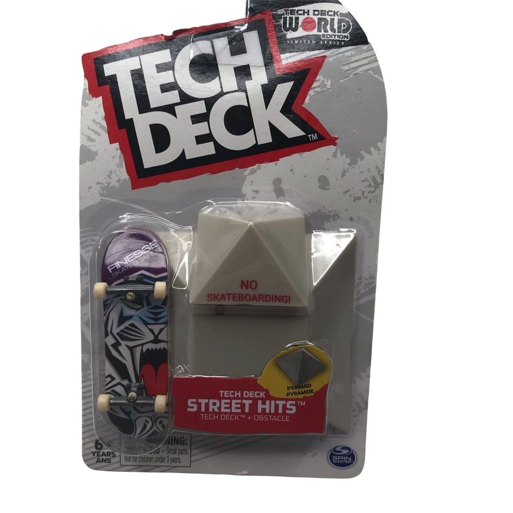 Tech Deck Street Hits World Edition Finesse Pyramid New